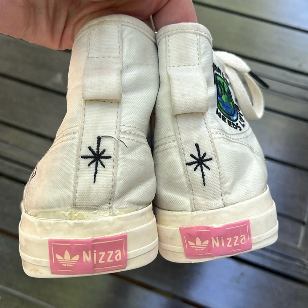 Nizza-Adidas-girls high top sneakers